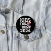 トランプ支持の子供たち アメリカ大統領選挙2024 缶バッジ (インサイチュ)