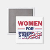 トランプ支持女性 マグネット (正面/裏面)