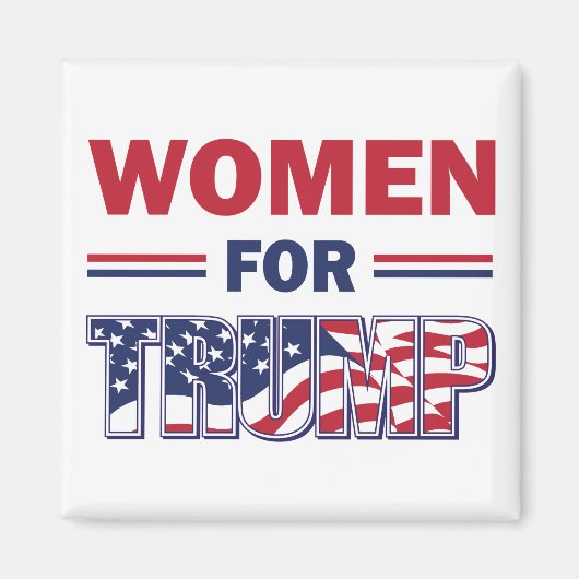トランプ支持女性 マグネット (正面)