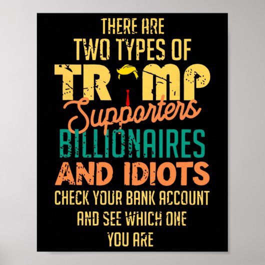 トランプ支持者のビリオンエアには2種類ある ポスター (正面)