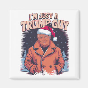 トランプ支持者のリラックスしたお兄さんTシャツ メンズ トランプTシャツ マグネット