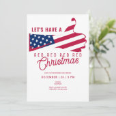 トランプ支持者の共和党は赤いクリスマスを持っている 招待状 (スタンド正面)