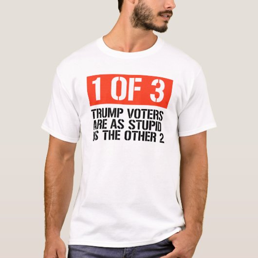 トランプ支持者の3人に1人 Tシャツ (正面)
