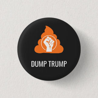 トランプ政権放り投げTシャツ 缶バッジ