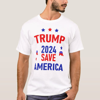 トランプ救アメリカ2024 Tシャツ