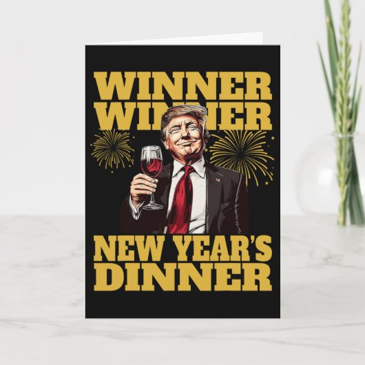 トランプ新年会2025 カード (正面)