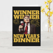 トランプ新年会2025 カード (黄色い花)