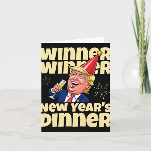 トランプ新年会2025 カード (正面)