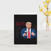 トランプ新年 カード (黄色い花)