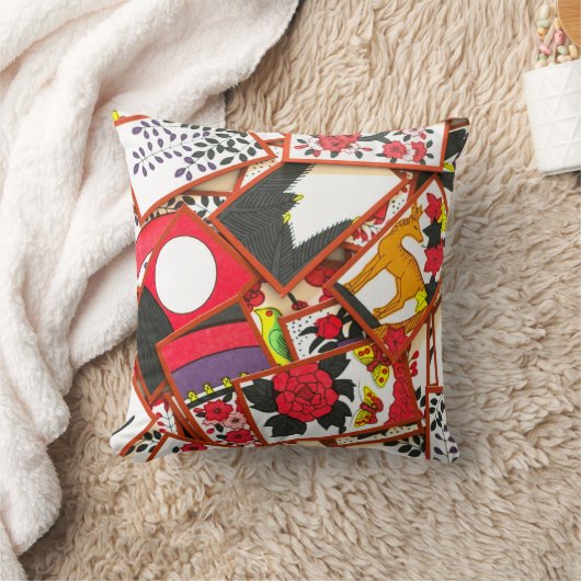 トランプ日本のイラストレーション(各種) クッション (ブランケット)