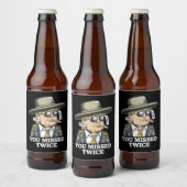 トランプ暗殺未遂トランプ2024ユー恋しく思 ビールラベル (ボトル)