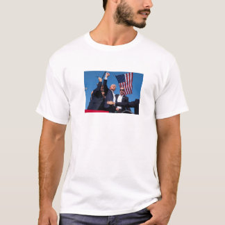 トランプ暗殺未遂2024勝利 Tシャツ