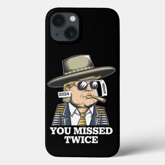 トランプ暗殺未遂 トランプ 2024 見逃した Case-Mate iPhoneケース (裏面)