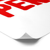 トランプ最低:プエルトリコ「Pendejo」ポスター ポスター (角)