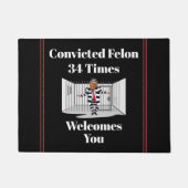 トランプ有罪判決を受けたフェロンの態度 ドアマット (正面)