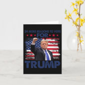 トランプ有罪判決を受けたフェロンTrに投票する理由 カード (黄色い花)