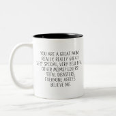 トランプ母ママ母の日ギフト、共和党ギフトアイディア ツートーンマグカップ (左)