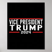 トランプ氏おもしろいバイデン氏大統領選出席副社長トランプ2024 1 ポスター (正面)