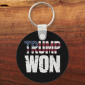トランプ氏が第47期米国大統領当選2024年 キーホルダー (正面)