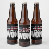 トランプ氏が第47期米国大統領当選2024年 ビールラベル (ボトル)