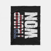 トランプ氏が第47期米国大統領当選2024年 フリースブランケット (正面)