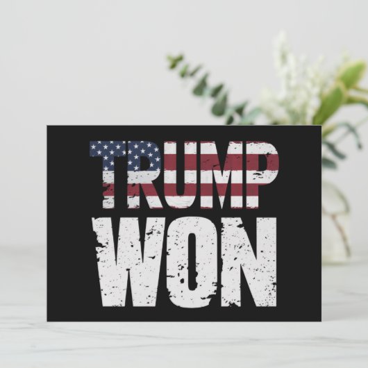 トランプ氏が第47期米国大統領当選2024年 招待状 (スタンド正面)