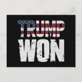 トランプ氏が米国第47代大統領に当選 2024年選挙で勝利 ポストカード (正面)