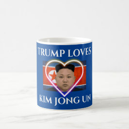 トランプ氏が金正恩を愛する コーヒーマグカップ