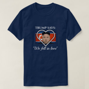トランプ氏が金正恩を愛する Tシャツ