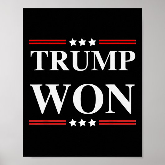 トランプ氏が2020年選挙で勝利 ポスター (正面)