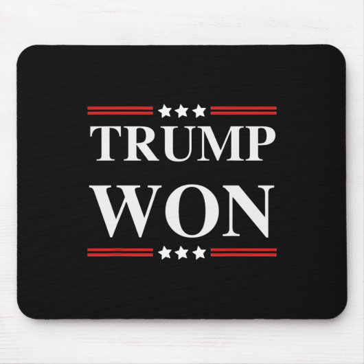 トランプ氏が2020年選挙で勝利 マウスパッド (正面)