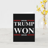 トランプ氏が2020年選挙に勝利した カード (黄色い花)