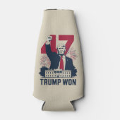 トランプ氏が2024年に再選した大統領選挙47位 ボトルクーラー (正面)