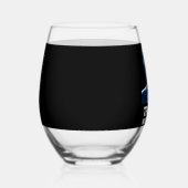 トランプ氏が2024年に再選した投票総長47日 ステムなしワイングラス (左)