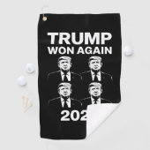 トランプ氏が2024年選挙就任式の日47に再び勝利 ゴルフタオル (インサイチュ)