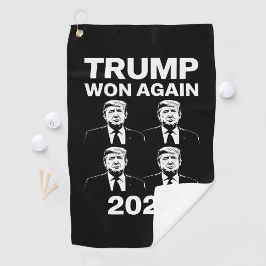 トランプ氏が2024年選挙就任式の日47に再び勝利 ゴルフタオル (インサイチュ)