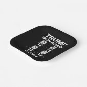 トランプ氏が2024年選挙就任式の日47に再び勝利 ペーパープレート (傾斜あり)