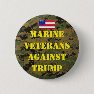 トランプ氏に反対する海兵隊退役軍人 バッジ