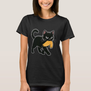 トランプ氏に反対する黒猫 Funny Anti Trump Tシャツ