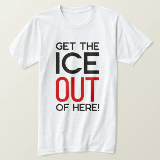 トランプ氏に反対するICE OUTデモ Tシャツ