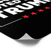トランプ氏に投票してごめんなさい ポスター (角)
