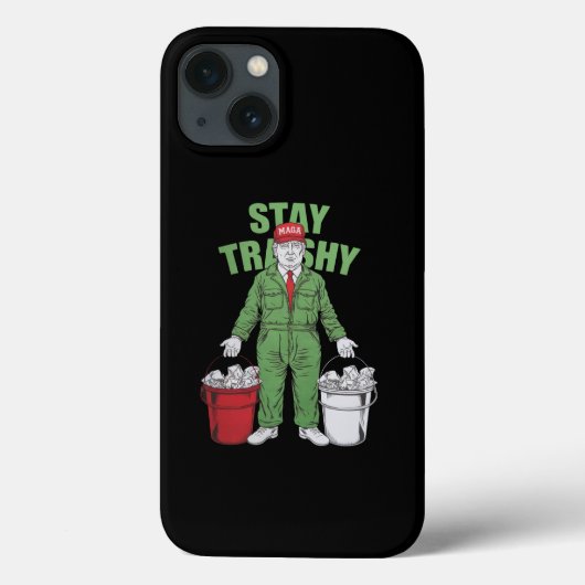 トランプ氏に投票 ゴミ収集員 トラッシーなまま 2024年選挙 Case-Mate iPhoneケース (裏面)