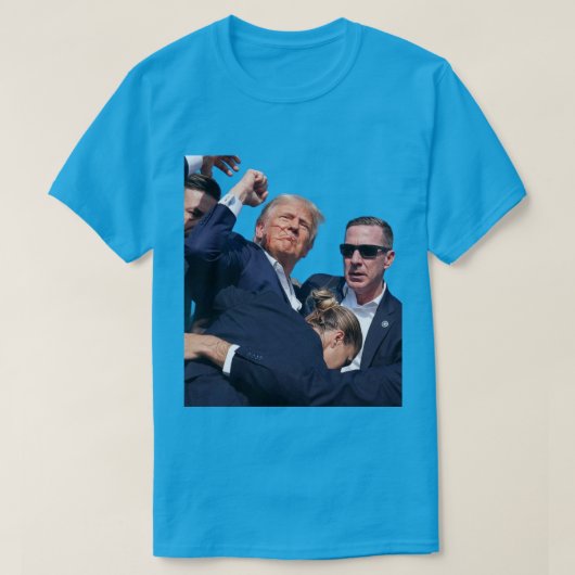 トランプ氏のイメージのメンズTシャツ Tシャツ (デザイン正面)