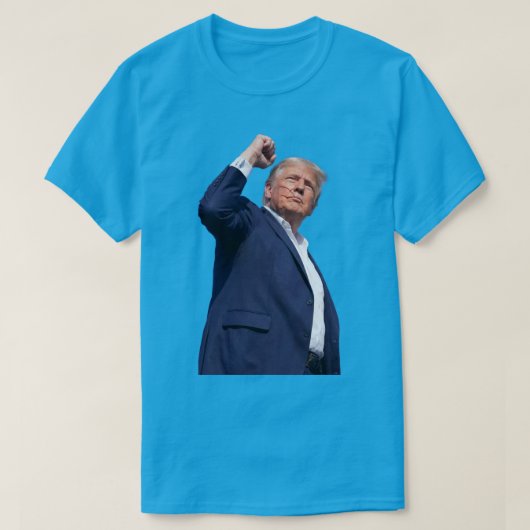トランプ氏のイメージのメンズTシャツ Tシャツ (デザイン正面)