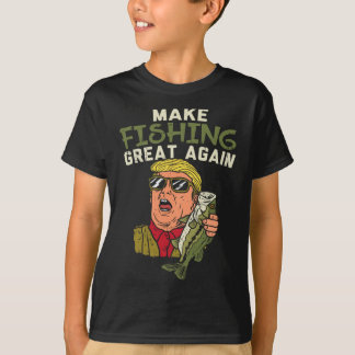 トランプ氏のコメ釣りグッズ アメリカンドリーム Tシャツ