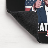 トランプ氏の再び素晴らしい誕生日を マウスパッド (コーナー)