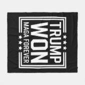 トランプ氏は2024年、米国のマガ大統領選挙47位を獲得した フリースブランケット (正面(横))