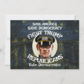 トランプ氏を救え！追悼パーティーのご案内 招待状 (裏面)