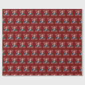トランプ氏クリスマスを再び偉大にルール赤 ラッピングペーパー (フラット)