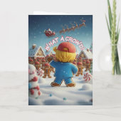 トランプ氏クリスマスカード(面白い)| MAGA クリスマス (裏面)